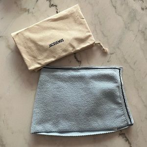 Jacquemus le jupe sorbetto skirt light blue color size 32